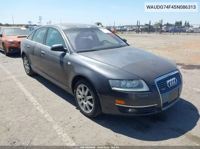 2005 Audi A6 3.2 VIN: WAUDG74F45N086313 Lot: 42628448