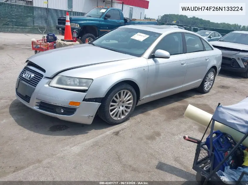 2006 Audi A6 3.2 VIN: WAUDH74F26N133224 Lot: 42491717