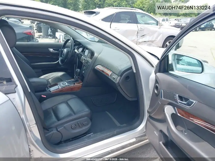 2006 Audi A6 3.2 VIN: WAUDH74F26N133224 Lot: 42491717