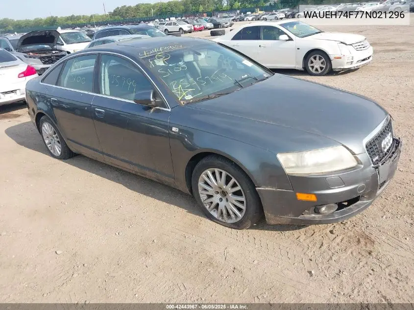 2007 Audi A6 3.2 VIN: WAUEH74F77N021296 Lot: 42443967
