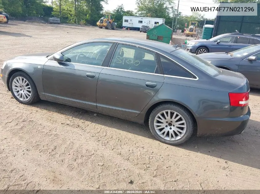 2007 Audi A6 3.2 VIN: WAUEH74F77N021296 Lot: 42443967