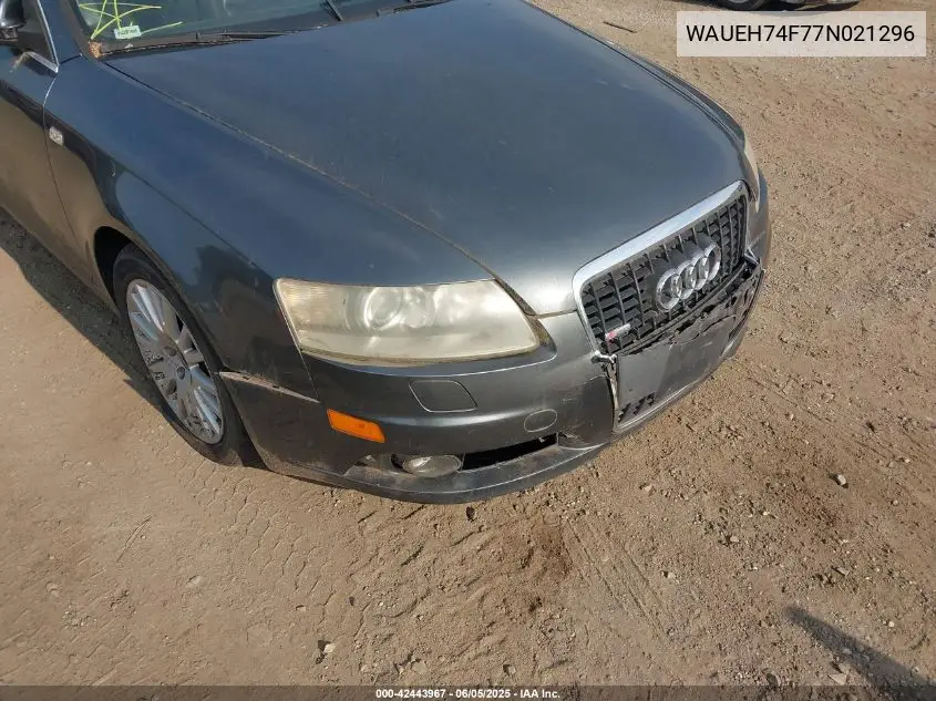 2007 Audi A6 3.2 VIN: WAUEH74F77N021296 Lot: 42443967