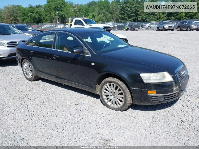 2007 Audi A6 3.2 VIN: WAUDH74F97N072665 Lot: 42586599