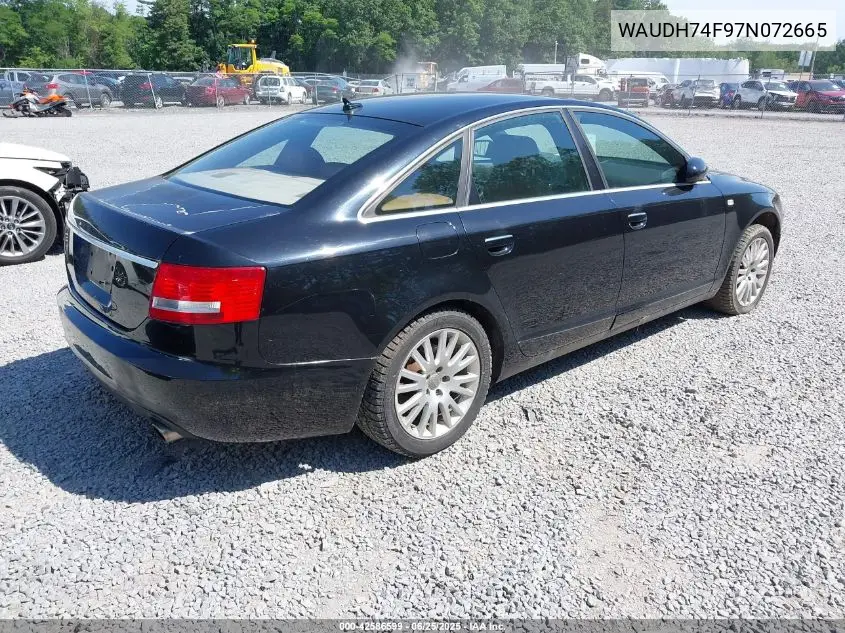 2007 Audi A6 3.2 VIN: WAUDH74F97N072665 Lot: 42586599