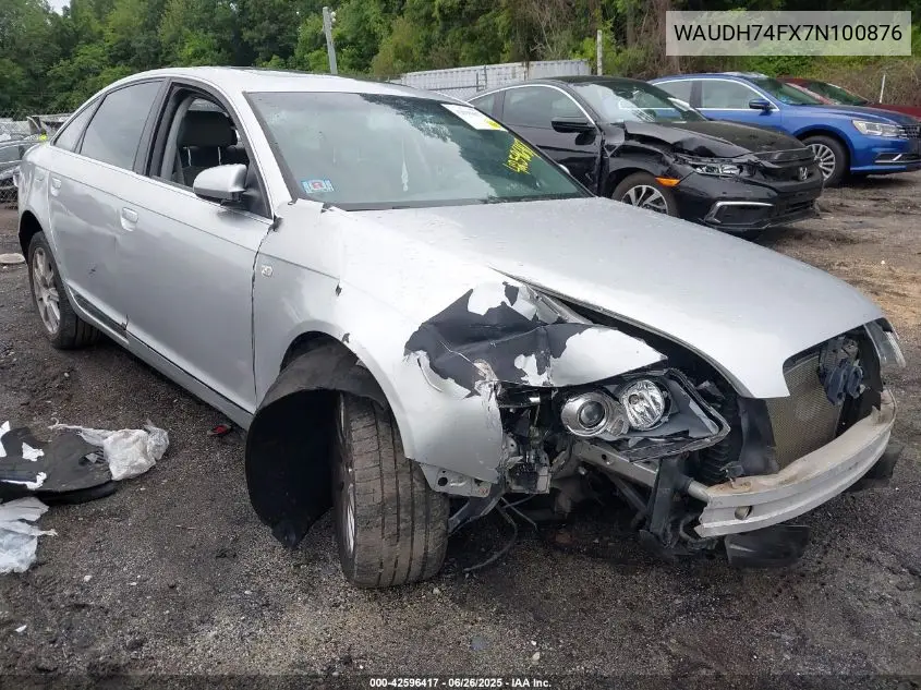 2007 Audi A6 3.2 VIN: WAUDH74FX7N100876 Lot: 42596417