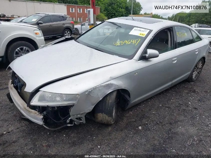 2007 Audi A6 3.2 VIN: WAUDH74FX7N100876 Lot: 42596417