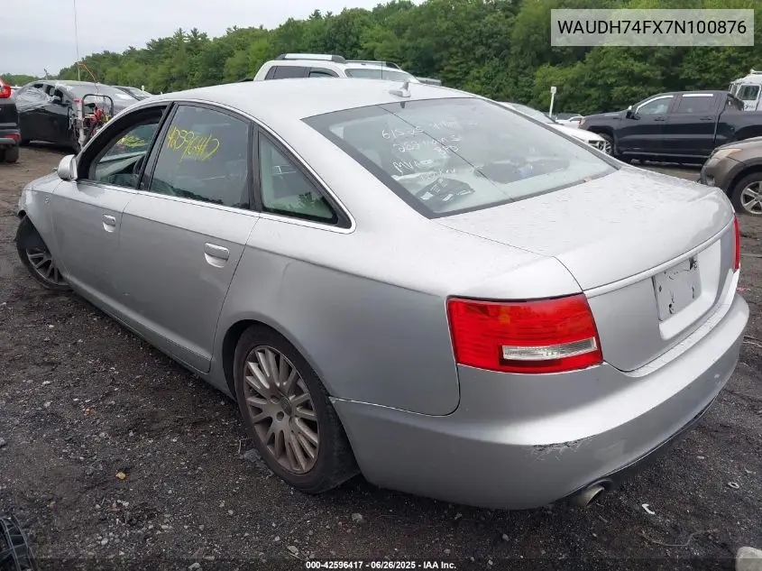 2007 Audi A6 3.2 VIN: WAUDH74FX7N100876 Lot: 42596417
