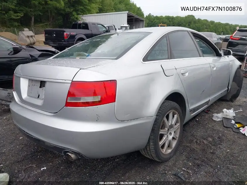 2007 Audi A6 3.2 VIN: WAUDH74FX7N100876 Lot: 42596417