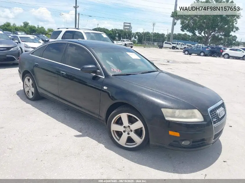 2008 Audi A6 3.2 VIN: WAUDH74F98N157653 Lot: 42447445