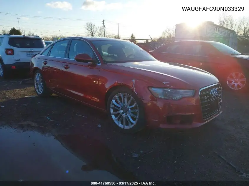 2013 Audi A6 2.0T Premium VIN: WAUGFAFC9DN033329 Lot: 41768550