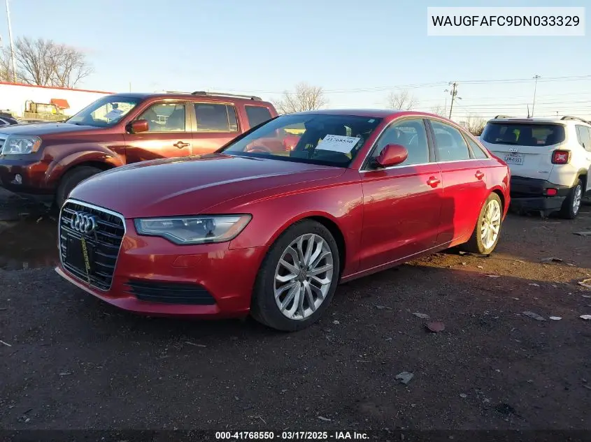 2013 Audi A6 2.0T Premium VIN: WAUGFAFC9DN033329 Lot: 41768550