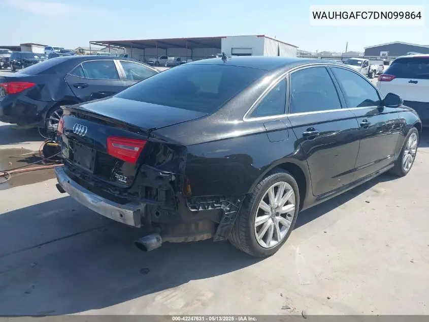 2013 Audi A6 3.0T Premium VIN: WAUHGAFC7DN099864 Lot: 42247631