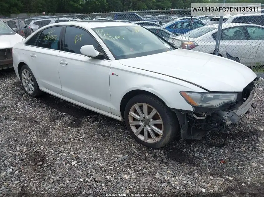2013 Audi A6 3.0T Premium VIN: WAUHGAFC7DN135911 Lot: 42675188