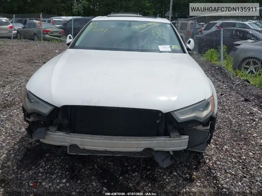2013 Audi A6 3.0T Premium VIN: WAUHGAFC7DN135911 Lot: 42675188