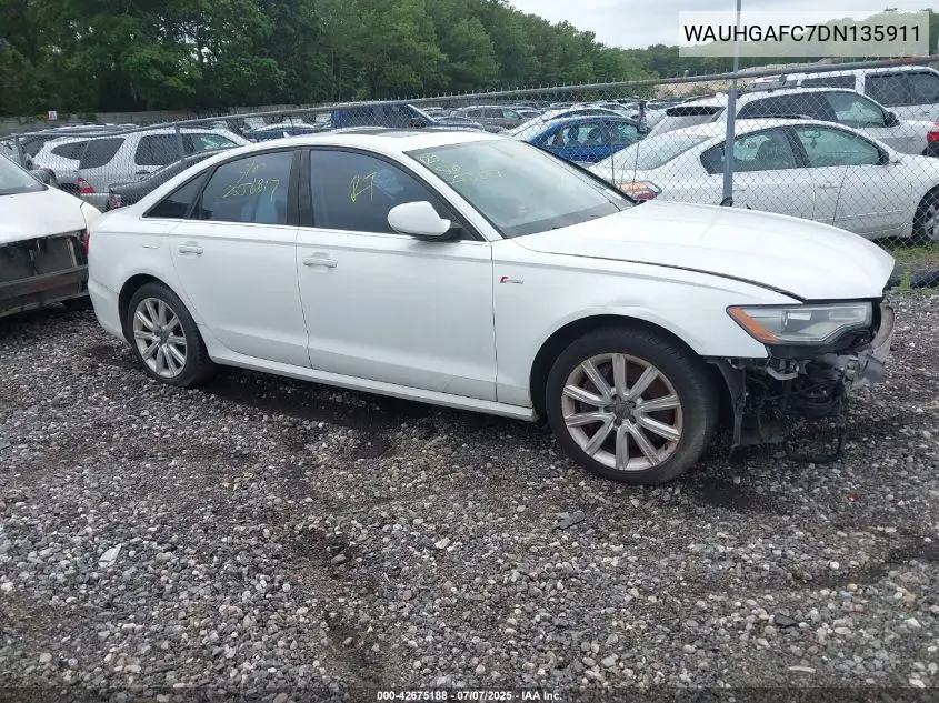 2013 Audi A6 3.0T Premium VIN: WAUHGAFC7DN135911 Lot: 42675188