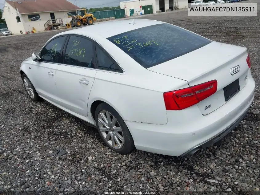 2013 Audi A6 3.0T Premium VIN: WAUHGAFC7DN135911 Lot: 42675188