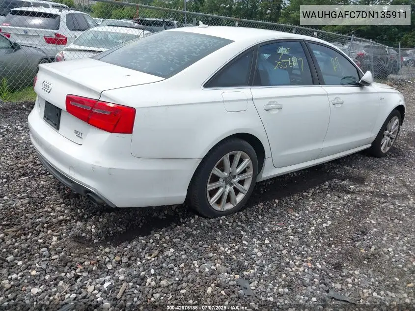 2013 Audi A6 3.0T Premium VIN: WAUHGAFC7DN135911 Lot: 42675188