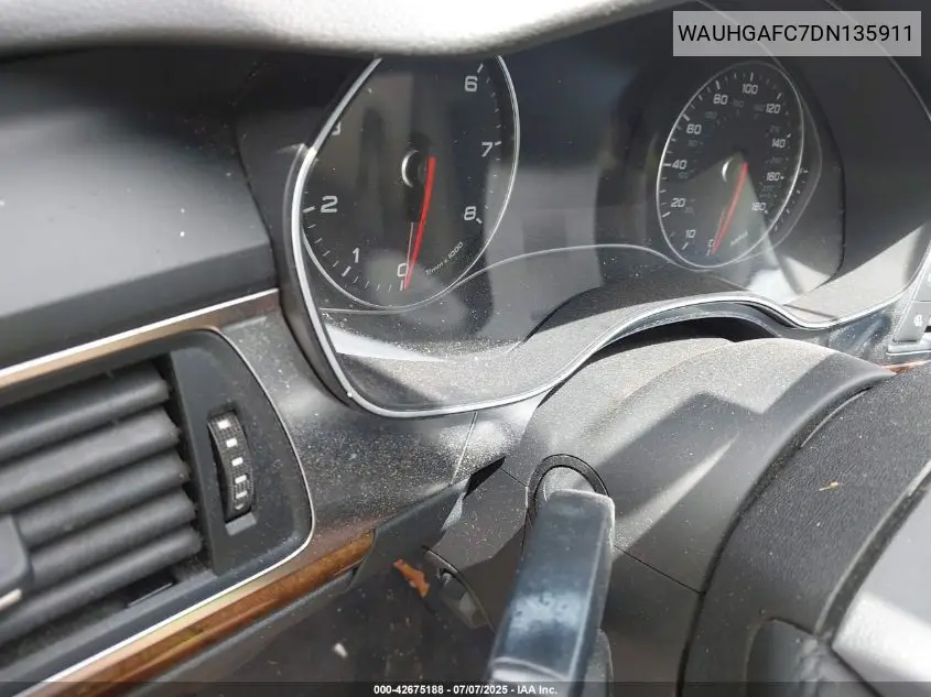 2013 Audi A6 3.0T Premium VIN: WAUHGAFC7DN135911 Lot: 42675188