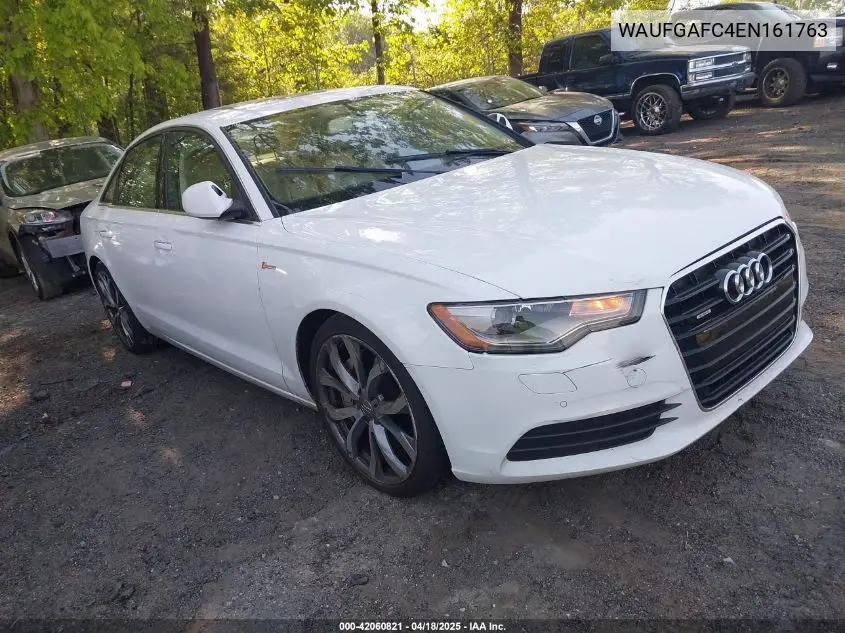 2014 Audi A6 3.0T Premium Plus VIN: WAUFGAFC4EN161763 Lot: 42060821