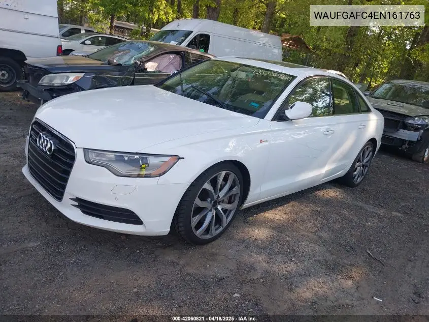 2014 Audi A6 3.0T Premium Plus VIN: WAUFGAFC4EN161763 Lot: 42060821