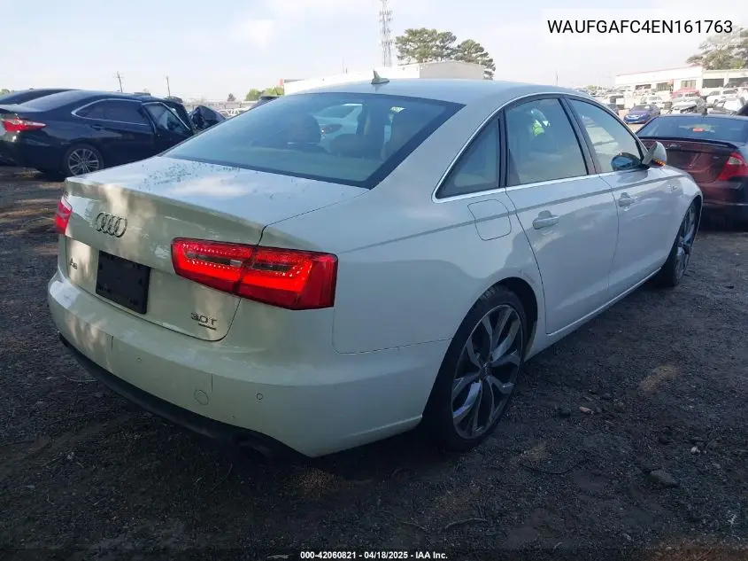 2014 Audi A6 3.0T Premium Plus VIN: WAUFGAFC4EN161763 Lot: 42060821