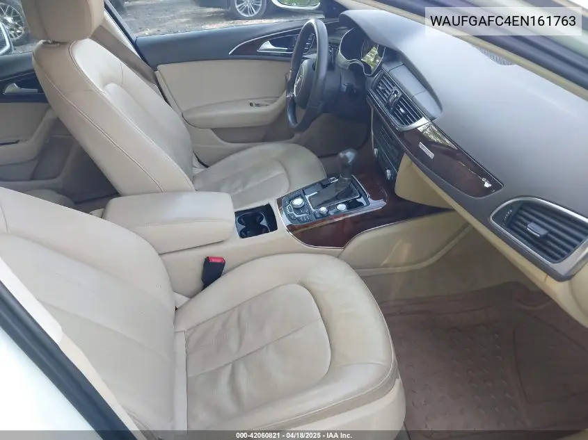 2014 Audi A6 3.0T Premium Plus VIN: WAUFGAFC4EN161763 Lot: 42060821