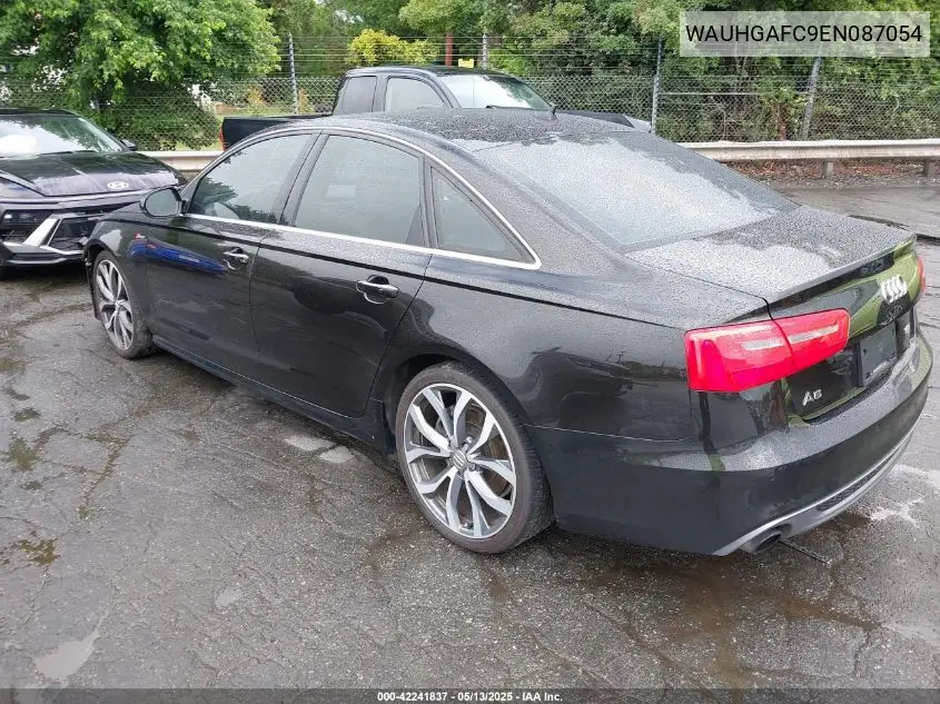 2014 Audi A6 3.0T Premium Plus VIN: WAUHGAFC9EN087054 Lot: 42241837