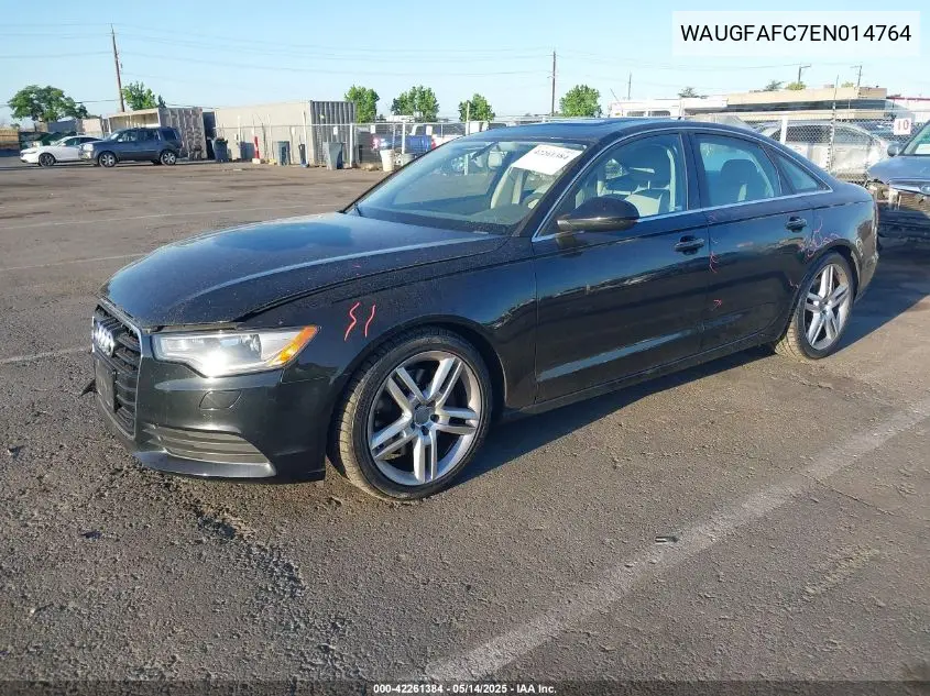 2014 Audi A6 2.0T Premium VIN: WAUGFAFC7EN014764 Lot: 42261384