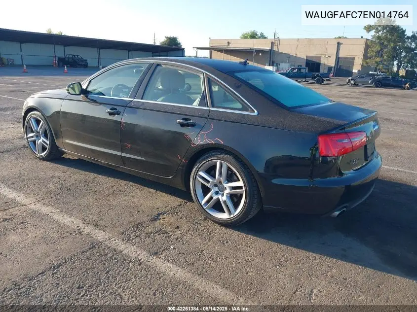2014 Audi A6 2.0T Premium VIN: WAUGFAFC7EN014764 Lot: 42261384