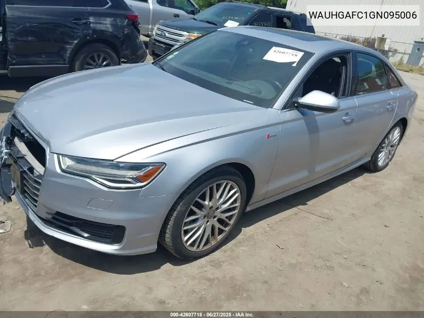2016 Audi A6 3.0T Premium Plus VIN: WAUHGAFC1GN095006 Lot: 42607718