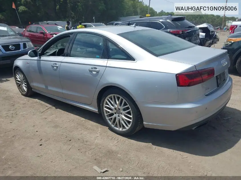 2016 Audi A6 3.0T Premium Plus VIN: WAUHGAFC1GN095006 Lot: 42607718