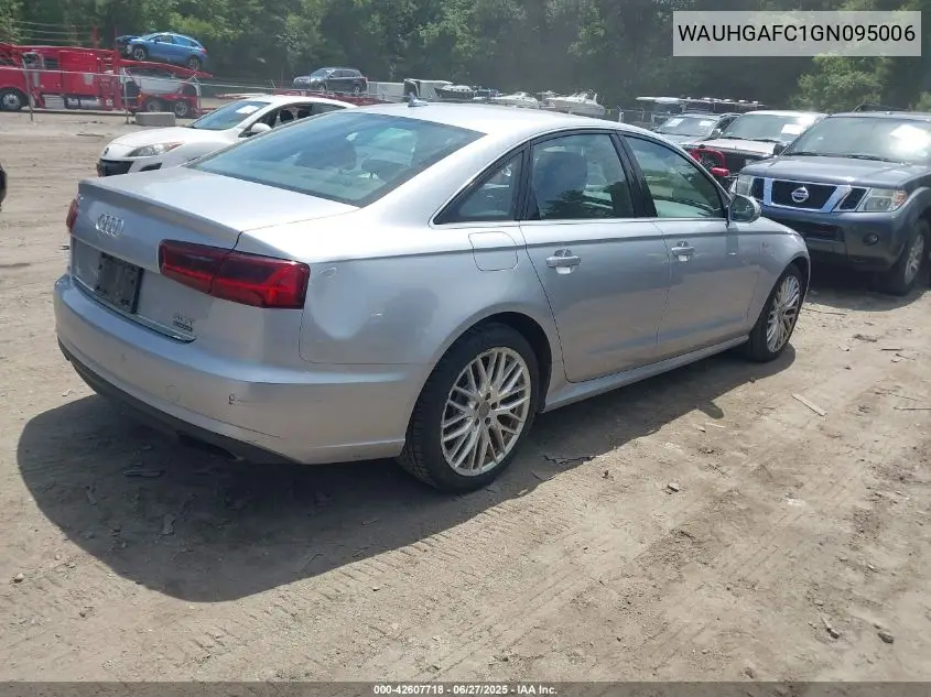 2016 Audi A6 3.0T Premium Plus VIN: WAUHGAFC1GN095006 Lot: 42607718