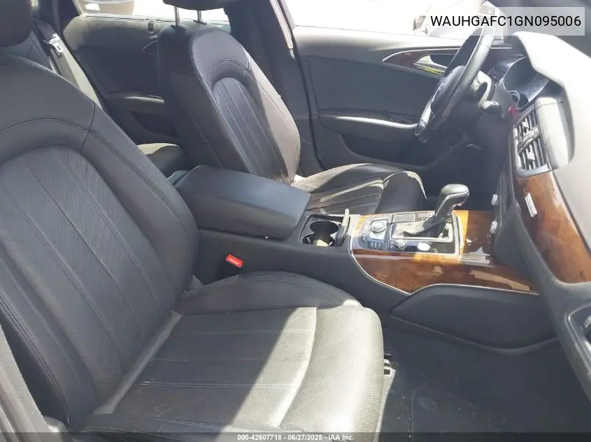 2016 Audi A6 3.0T Premium Plus VIN: WAUHGAFC1GN095006 Lot: 42607718