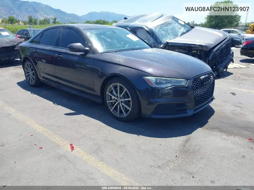 2017 Audi A6 2.0T Premium VIN: WAUG8AFC2HN123907 Lot: 42609849