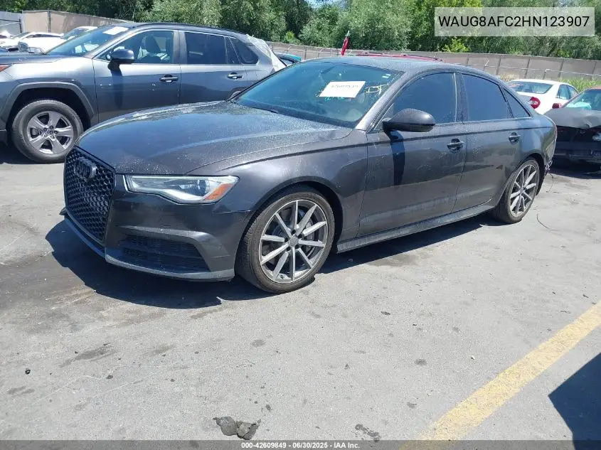 2017 Audi A6 2.0T Premium VIN: WAUG8AFC2HN123907 Lot: 42609849