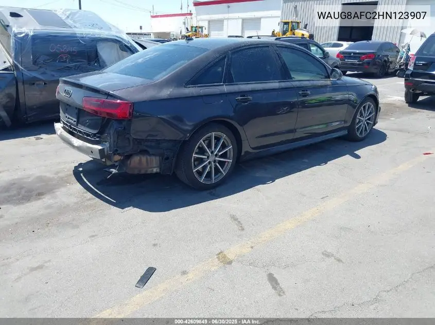 2017 Audi A6 2.0T Premium VIN: WAUG8AFC2HN123907 Lot: 42609849