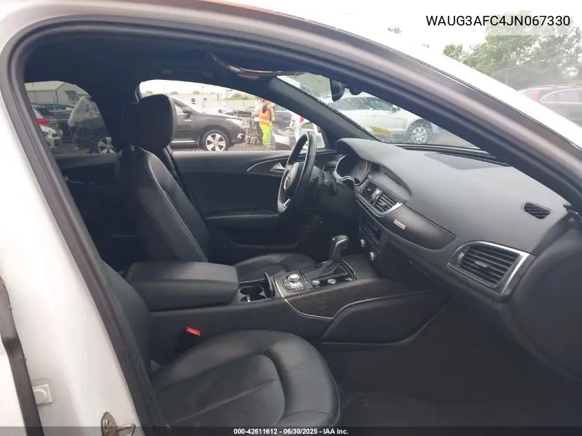 2018 Audi A6 3.0T Premium VIN: WAUG3AFC4JN067330 Lot: 42611612