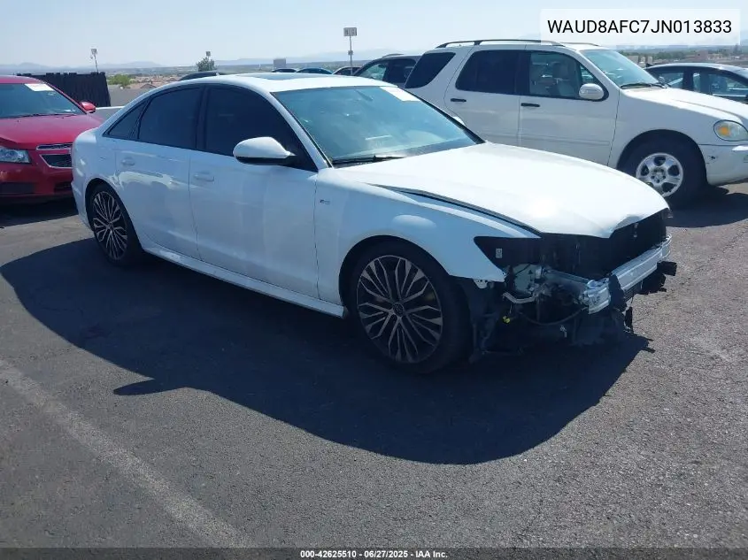 2018 Audi A6 2.0T Premium VIN: WAUD8AFC7JN013833 Lot: 42625510