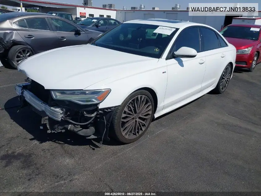 2018 Audi A6 2.0T Premium VIN: WAUD8AFC7JN013833 Lot: 42625510