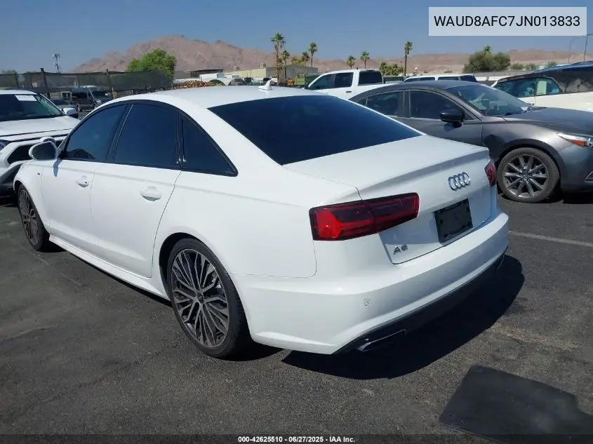 2018 Audi A6 2.0T Premium VIN: WAUD8AFC7JN013833 Lot: 42625510