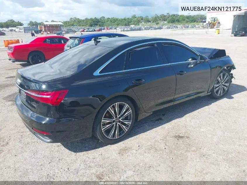 2019 Audi A6 45 Premium VIN: WAUE8AF24KN121775 Lot: 42235321