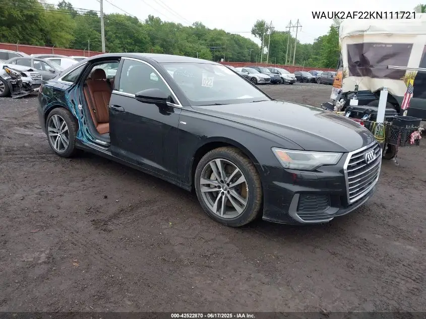 2019 Audi A6 55 Premium VIN: WAUK2AF22KN111721 Lot: 42522870