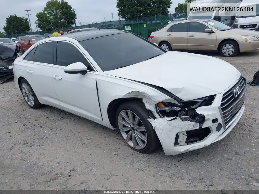 2019 Audi A6 45 Premium VIN: WAUD8AF22KN126484 Lot: 42597177