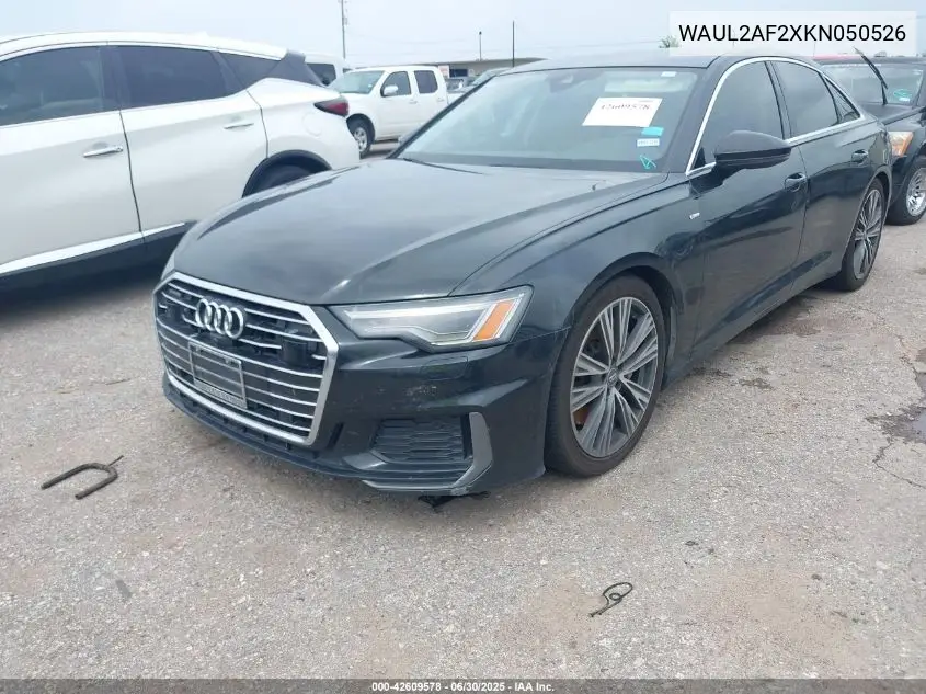 2019 Audi A6 55 Premium VIN: WAUL2AF2XKN050526 Lot: 42609578