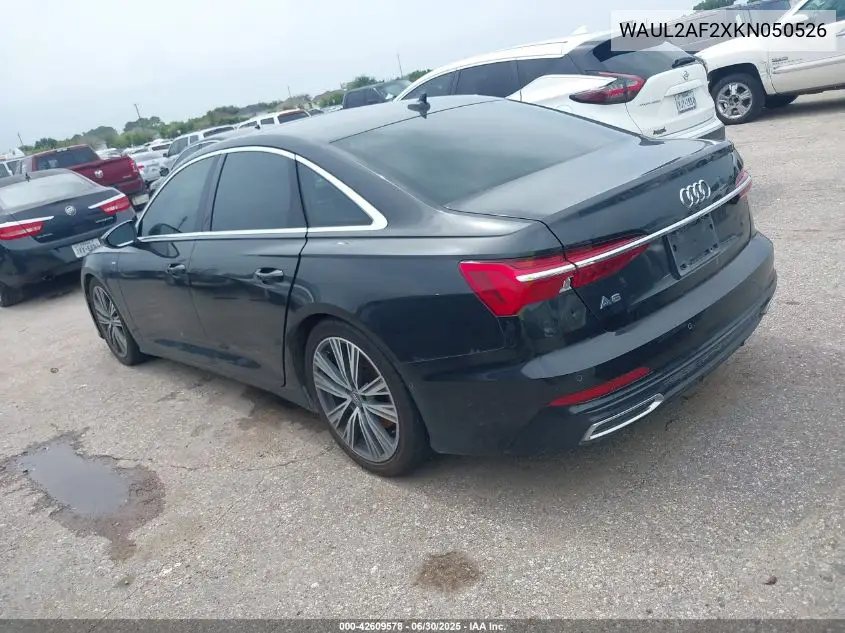 2019 Audi A6 55 Premium VIN: WAUL2AF2XKN050526 Lot: 42609578