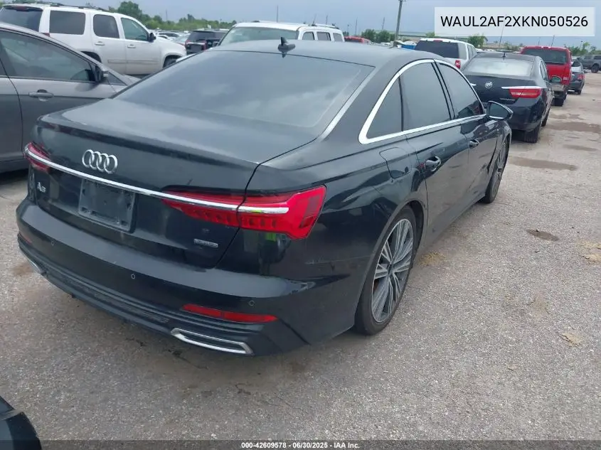 2019 Audi A6 55 Premium VIN: WAUL2AF2XKN050526 Lot: 42609578