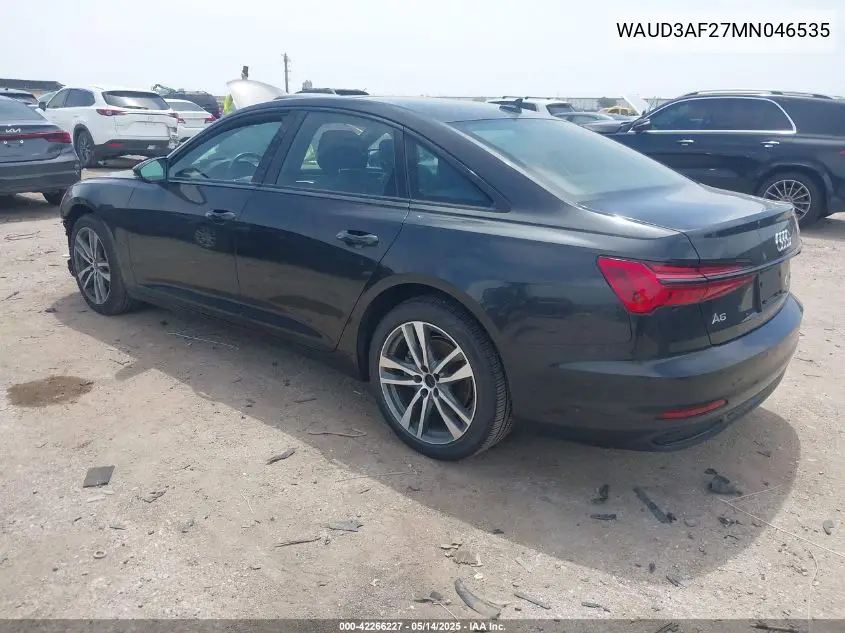 2021 Audi A6 Premium 45 Tfsi Quattro S Tronic/Sport Premium 45 Tfsi Quattro S Tronic VIN: WAUD3AF27MN046535 Lot: 42266227