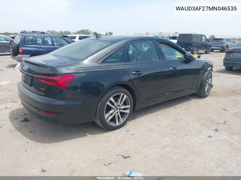 2021 Audi A6 Premium 45 Tfsi Quattro S Tronic/Sport Premium 45 Tfsi Quattro S Tronic VIN: WAUD3AF27MN046535 Lot: 42266227