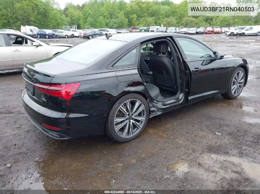 2024 Audi A6 Premium 45 Tfsi Quattro S Tronic VIN: WAUD3BF21RN040503 Lot: 42234460