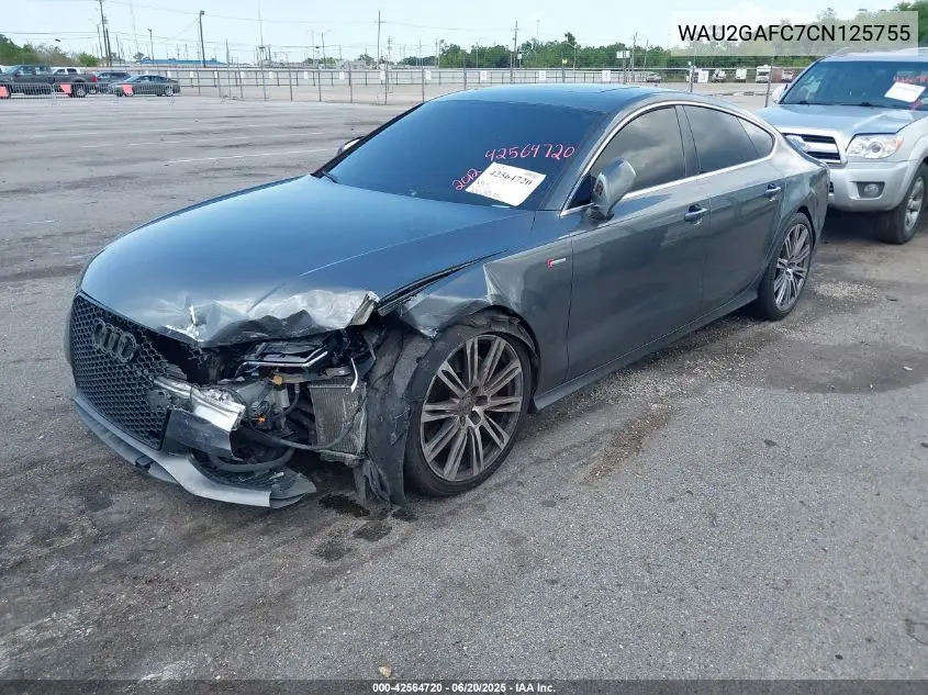 2012 Audi A7 Premium VIN: WAU2GAFC7CN125755 Lot: 42564720